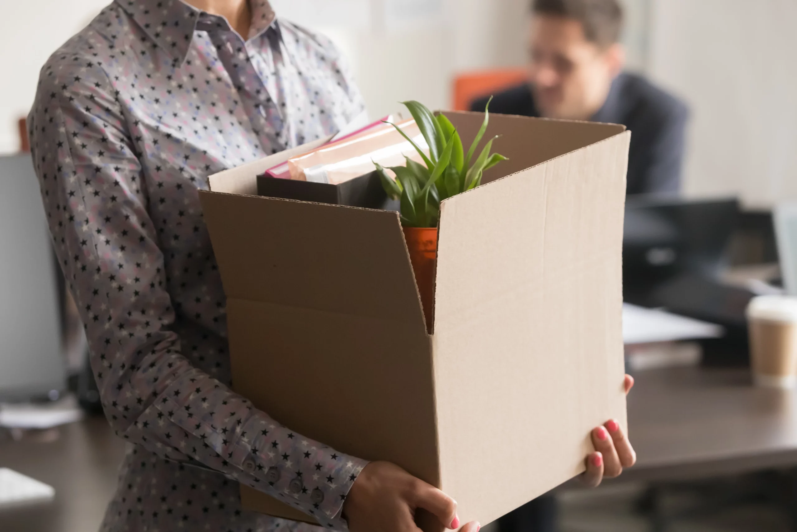 a worker leaving redundancy negotiations with their former employer