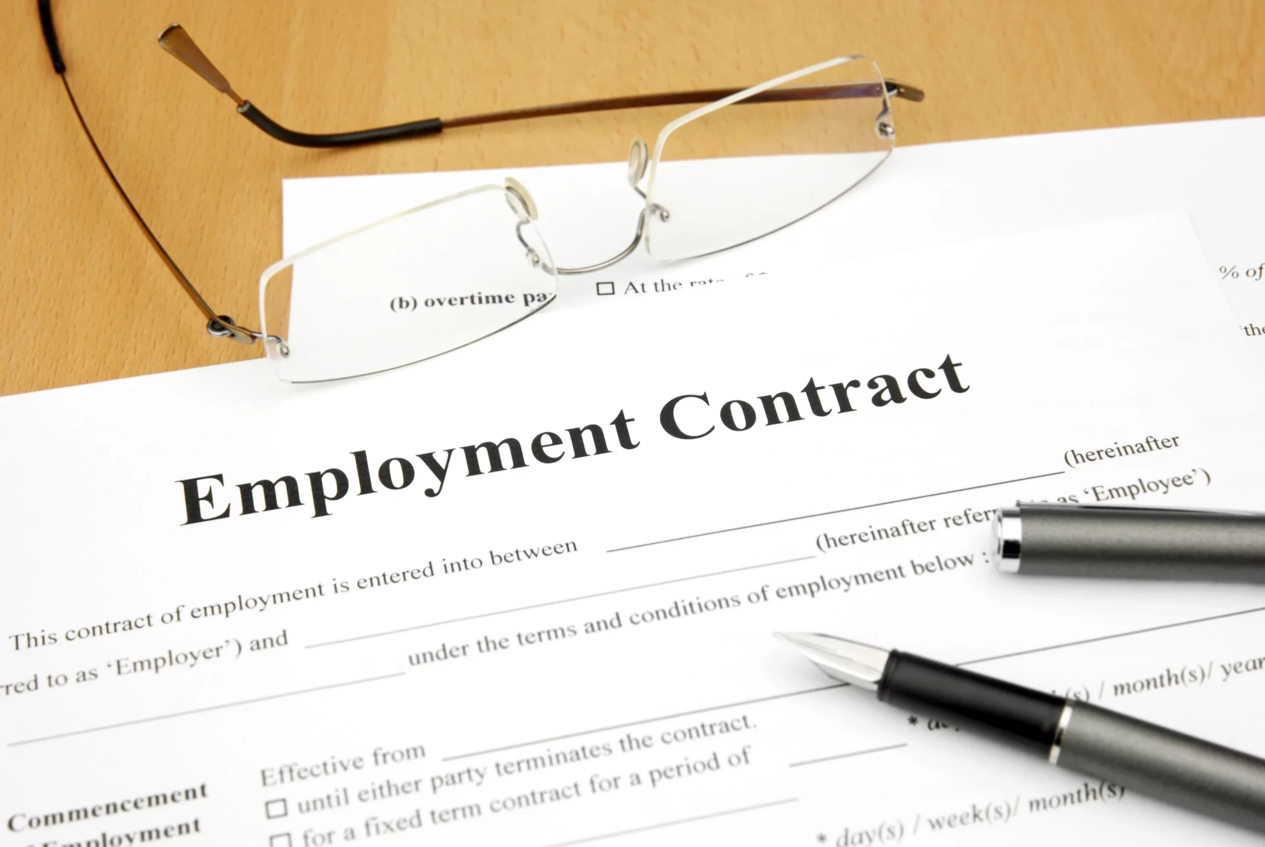 An employment contract is part of employees statutory rights