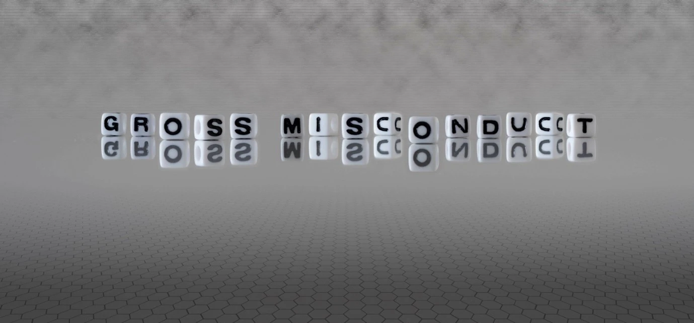 Gross misconduct letters 
