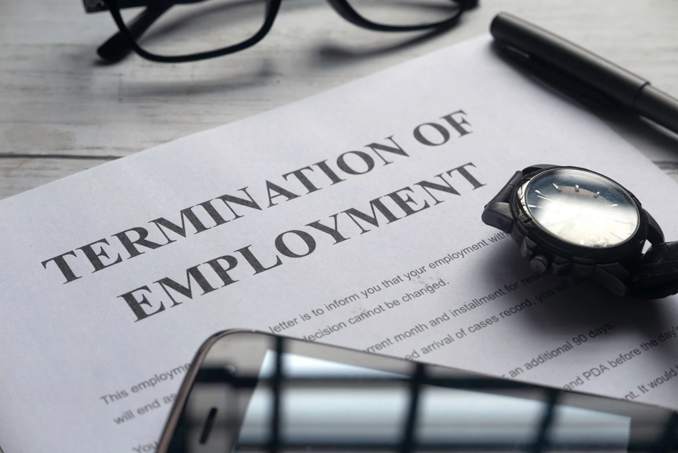 termination letter template for a employment contract following the disciplinary procedure 