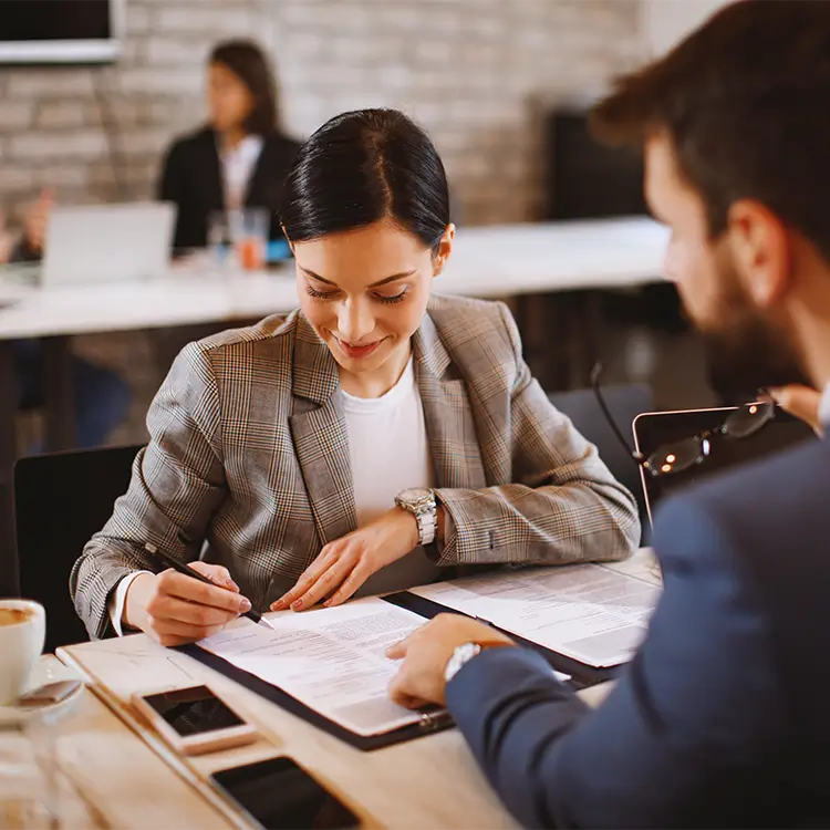 and employer employee relationship being improved while the employee signs the contract. 